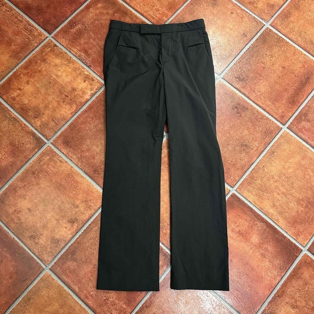 Marni Black Straight Leg Pockets Dress Pants Made In Italy Size 38 Womens